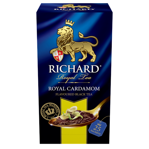 Cardamon - Trà đen hương bạch đậu khấu - Richard Royal Cardamom Hộp 50GR