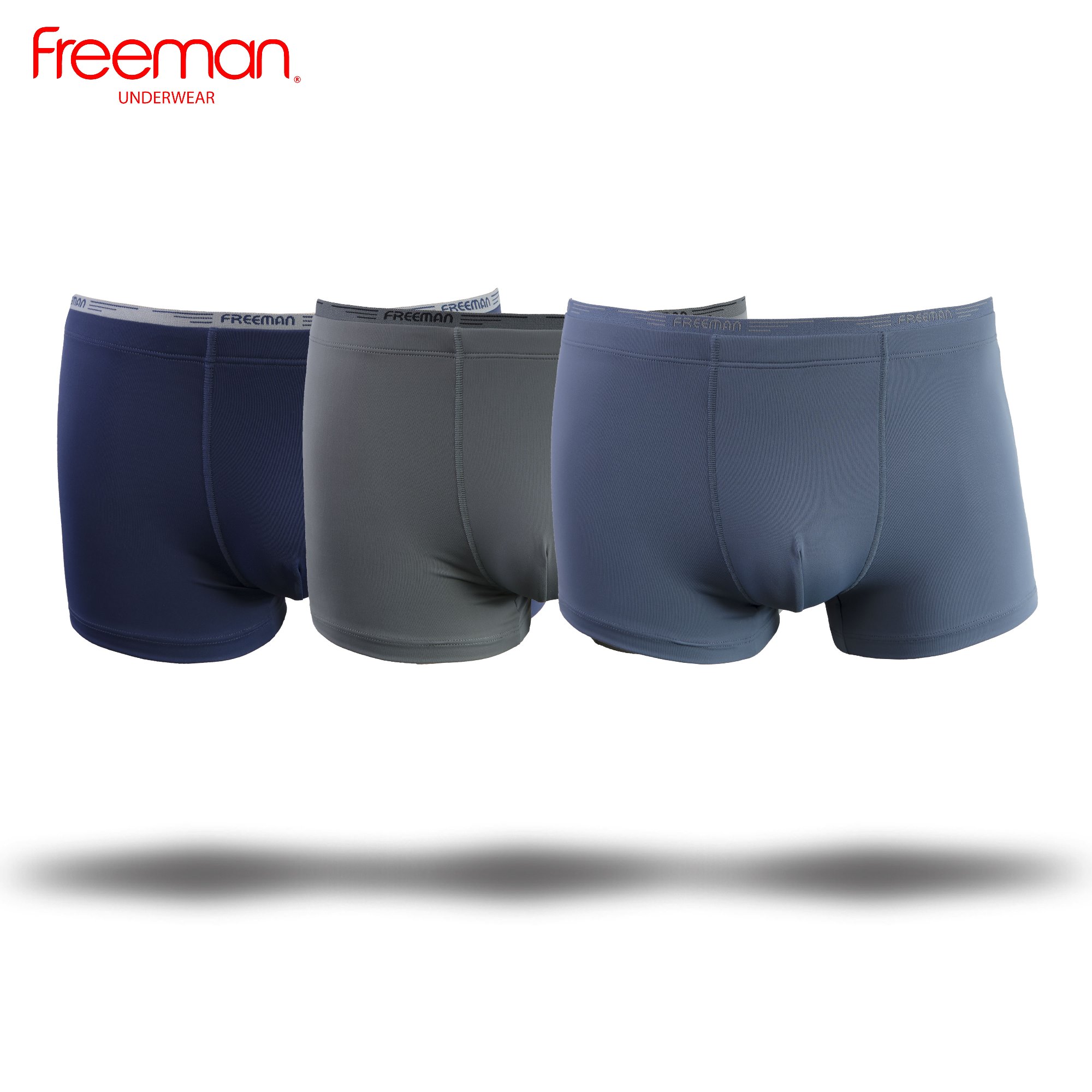 Quần lót boxer nam thun lạnh 2 da cao cấp Freeman - 6525