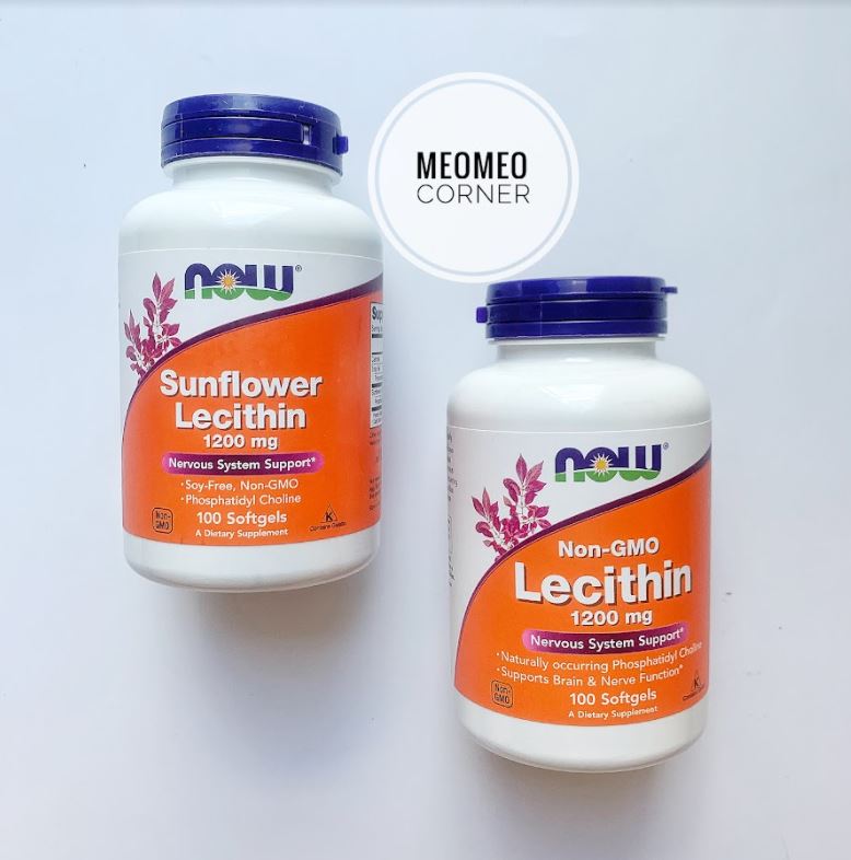 Viên uống chống tắc tia sữa Now Lecithin / Sunflower Lecithin 1200mg