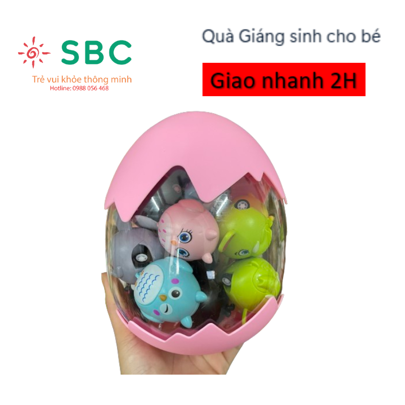 Set 20 Con Vật Chạy Đà dễ thương chơi vui cho bé