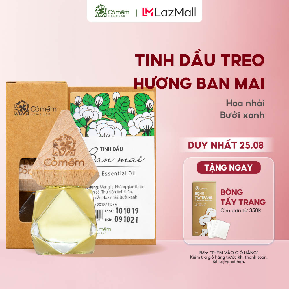 Tinh Dầu Treo Xe Treo Tủ Quần Áo Treo Phòng Thiên Nhiên Nguyên Chất Hương Hoa Nhài Hoa Bưởi Ban Mai Cỏ Mềm 8.5ml