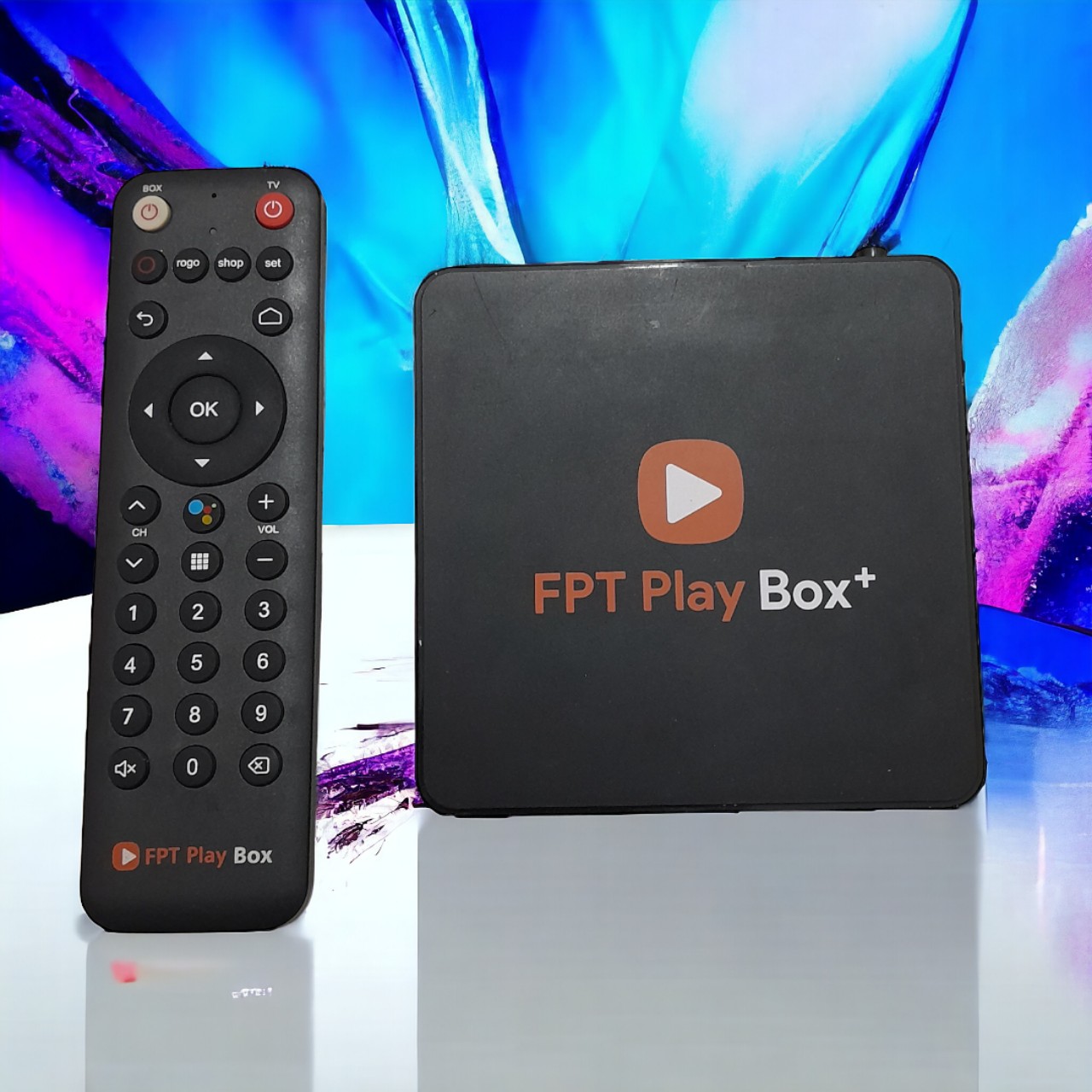 Box fpt play box s500,s400 đầy đủ phụ kiện - -điều khiển giọng nói