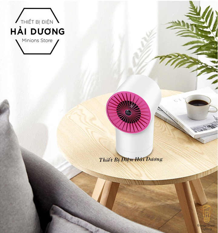 Máy sưởi để bàn MS-8800, Quạt sưởi mini, Làm nóng nhanh , Tích hợp tản gió ,Vỏ ABS chống cháy, tiết kiệm điện năng - Bảo hành 12 tháng