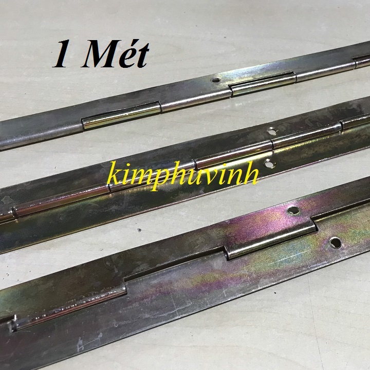 01 cái - 1m bản lề lá dài - bản lề piano - bản lề dài