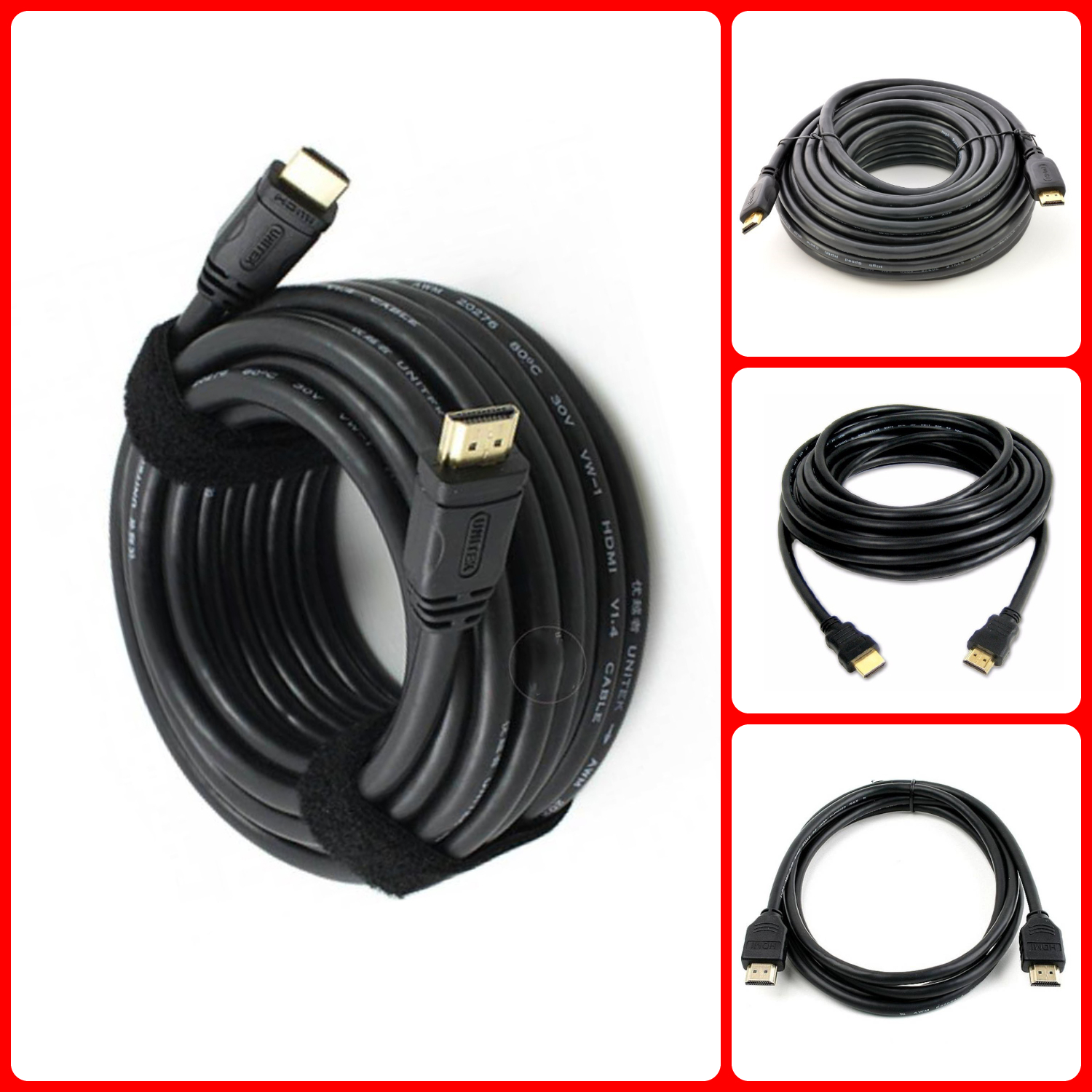 Cáp HDMI 5M, dây tròn, đường truyền tín hiệu cao,bền chắc với lớp vỏ nhựa cứng cáp.(màu đen).bảo hành khi mua hàng tại shop