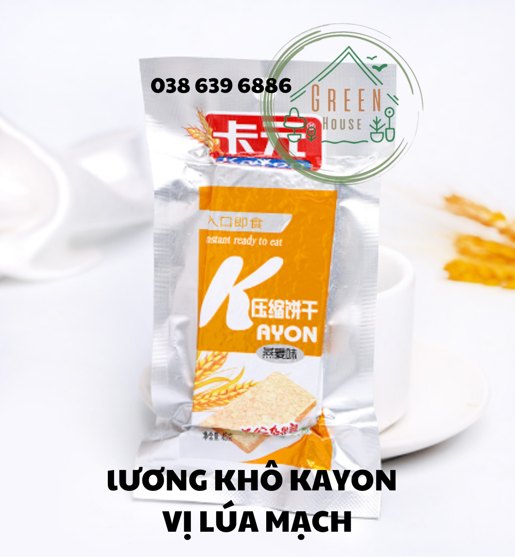 [VỊ LÚA MẠCH] Hộp 20 bánh lương khô Kayon vị lúa mạch