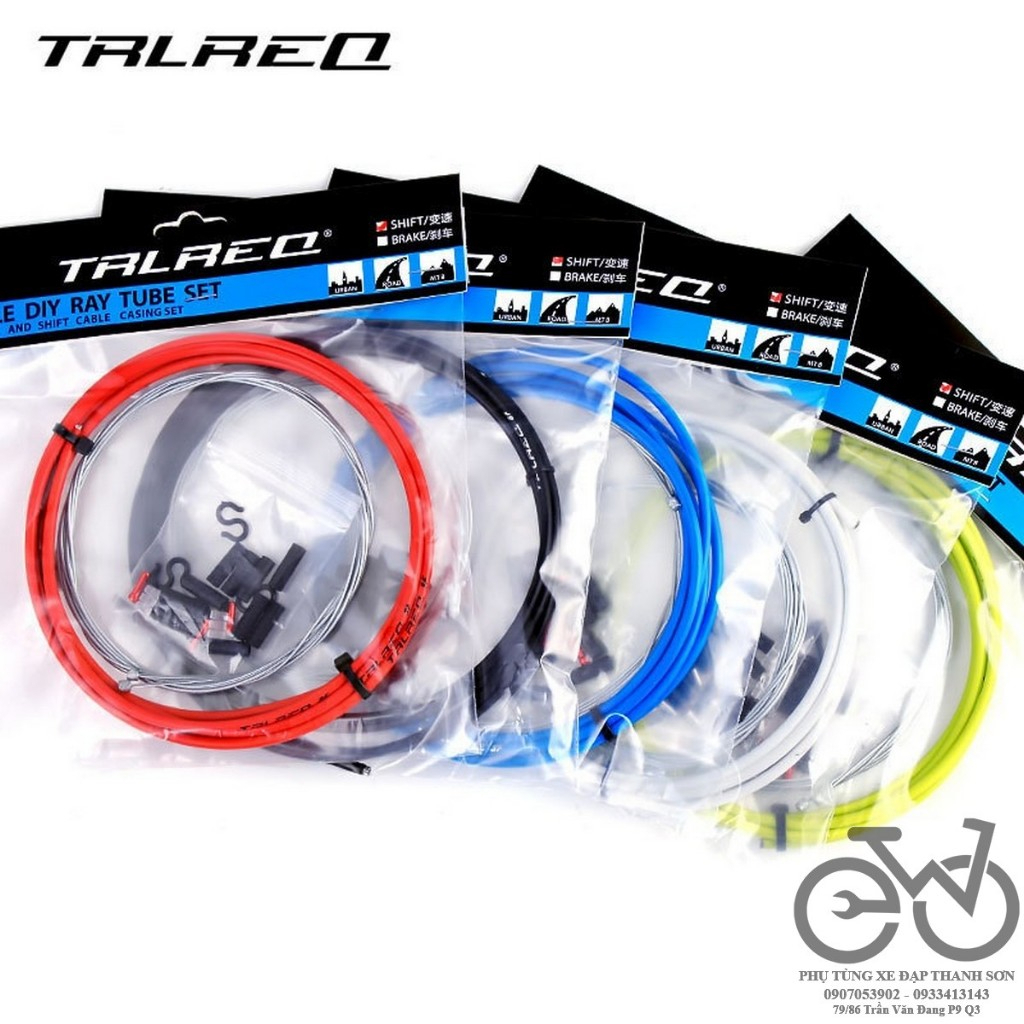 Bộ vỏ & ruột dây đề, bộ vỏ & ruột dây thắng xe đạp - trlreq