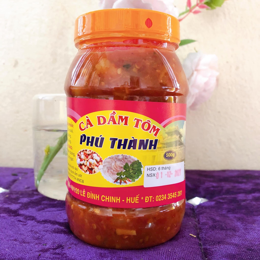 Cà dầm tôm Phú Thành 500g siêu ngon - Đặc sản Huế