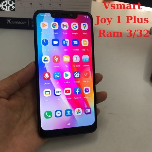 Điện thoại vsmart joy 1 plus ram 3/32 cũ 2 sim chính hãng