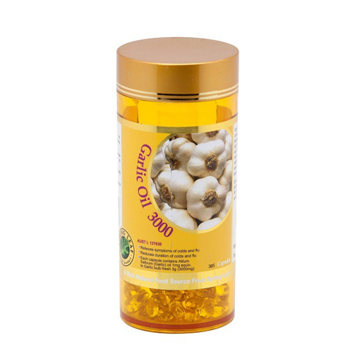 Viên uống tinh dầu tỏi Spring Leaf Garlic Oil hộp 365 viên