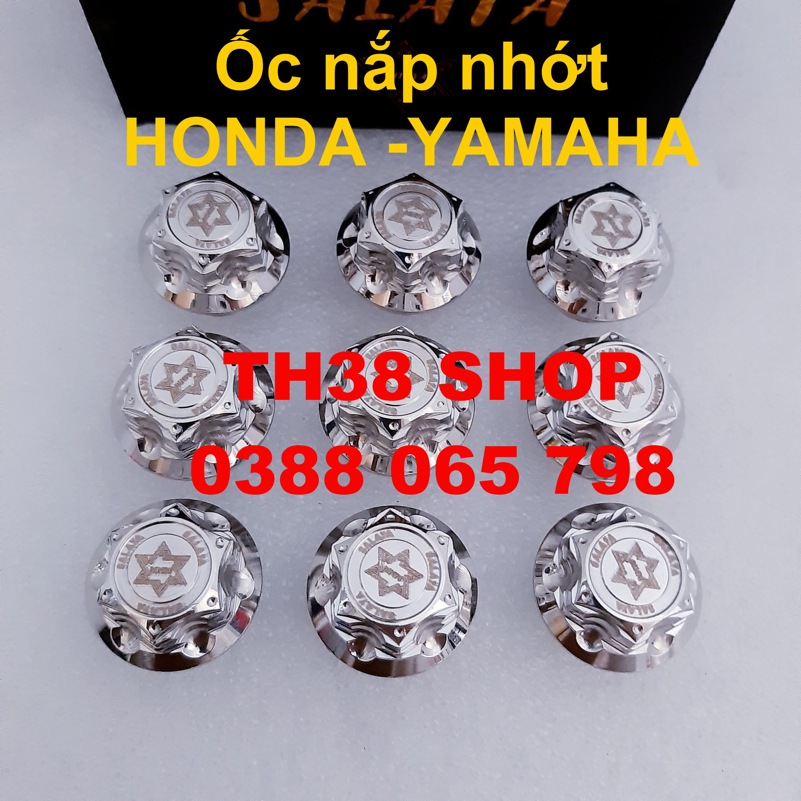[HCM]nắp nhớt salaya mẫu mới [dành cho honda và yamaha]