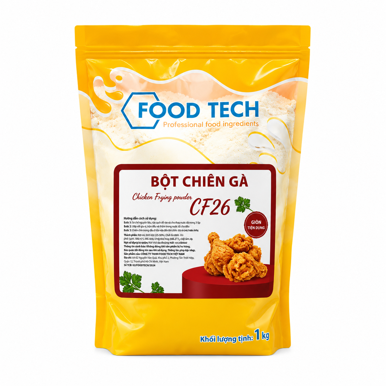 Bột Chiên Gà CF26 1kg – Bột Gà Rán Giòn, Bột Chiên Gà Giòn Tiện Dụng