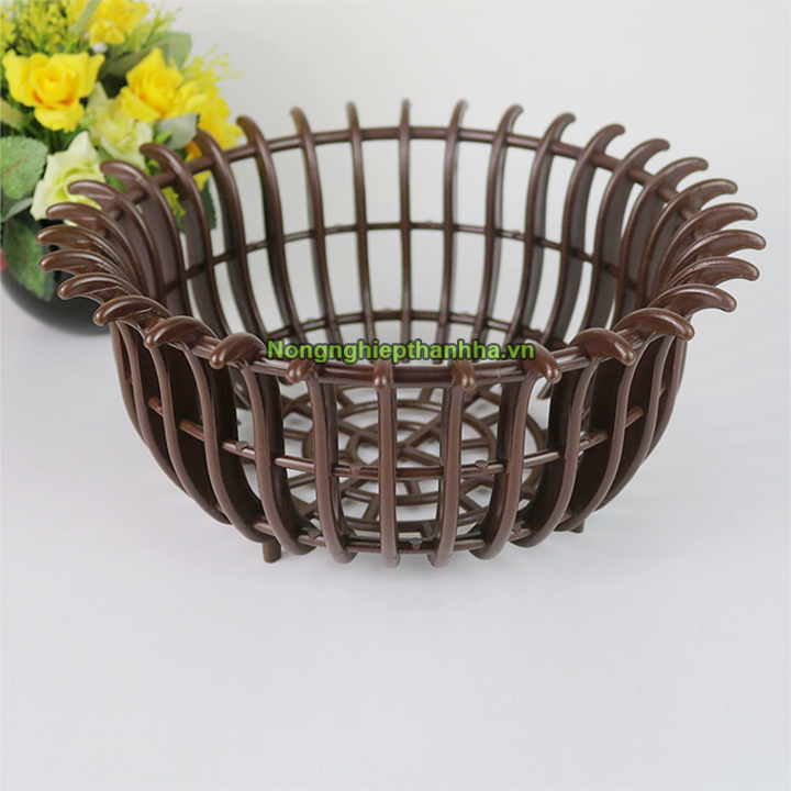 Chậu nhựa trồng lan phi 30 hình sen - CN33