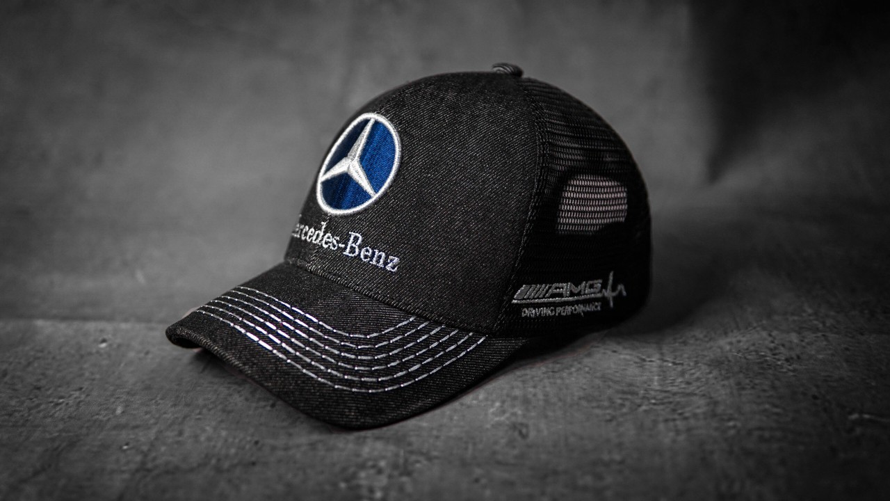 Nón Mũ lưỡi trai Mercedes-Benz cao cấp(Kèm video quay thật)