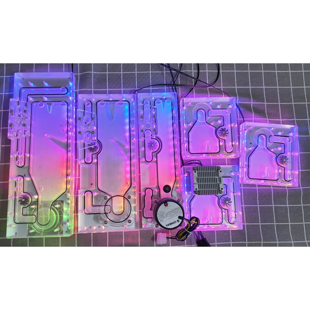 Tấm nước distro plate cho tản nhiệt nước custom