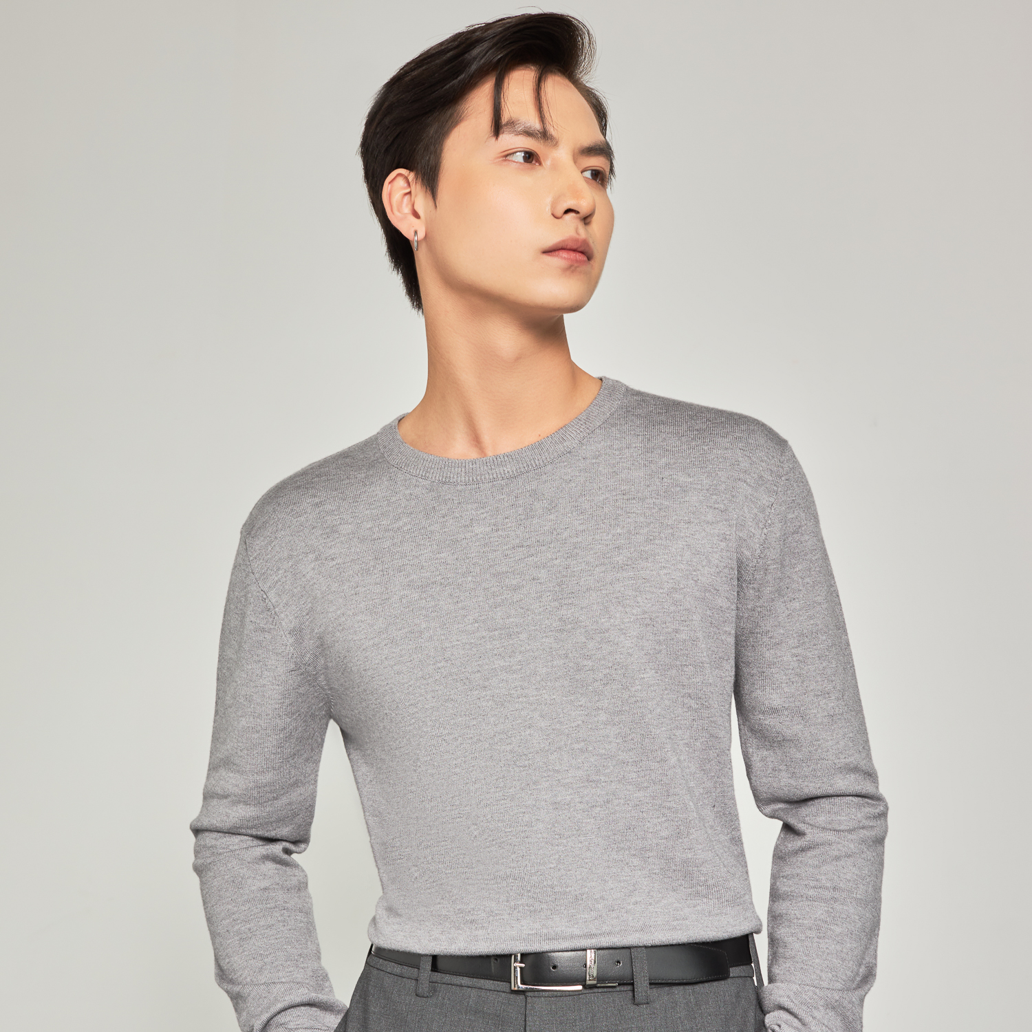 Áo len nam cổ tròn Highway Scout Knitwear