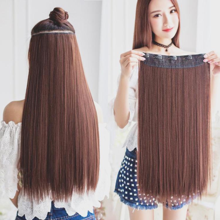 Tóc Giả Kẹp Thẳng 5 Phím 50cm - 60cm Q-9 | Tóc Giả Wina