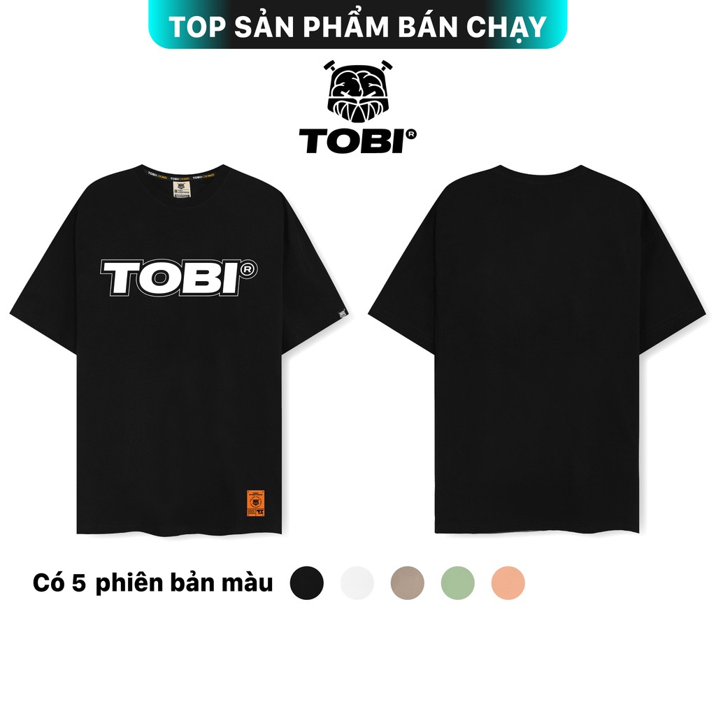Áo thun tay lỡ tobi basic unisex