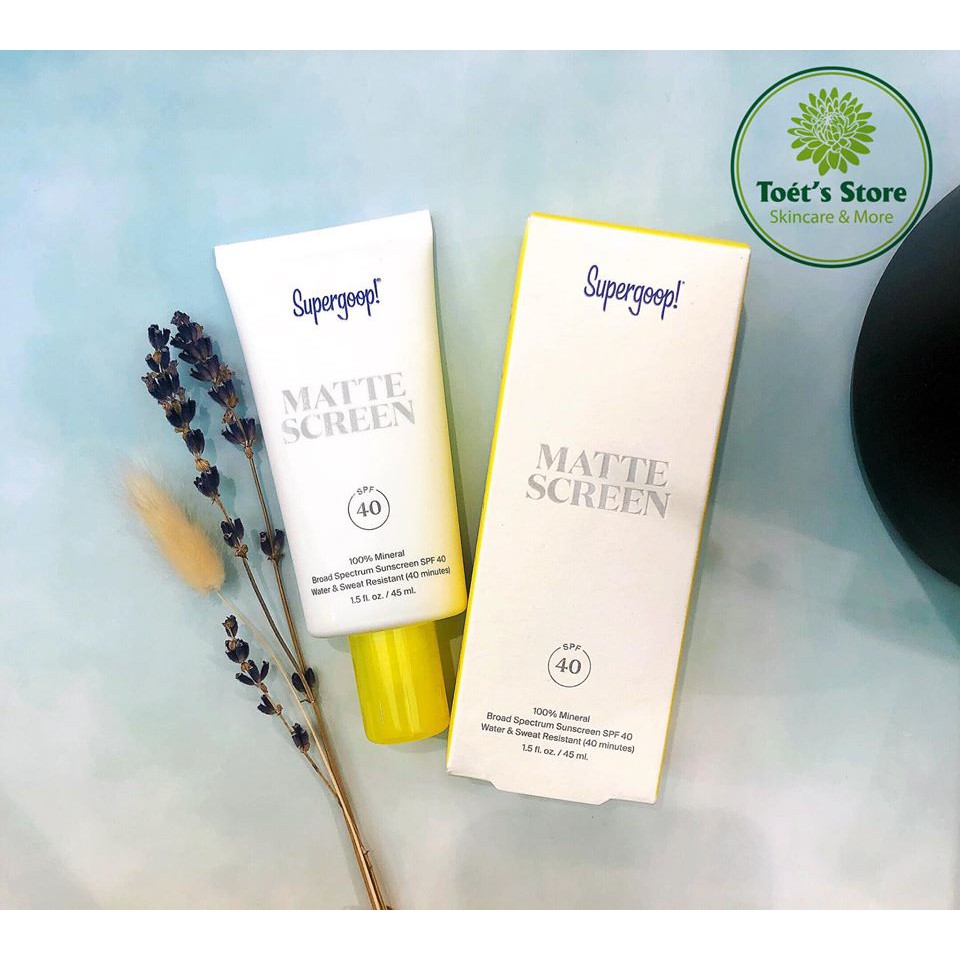 Kem chống nắng Supergoop! Matte Screen SPF 40 45ml
