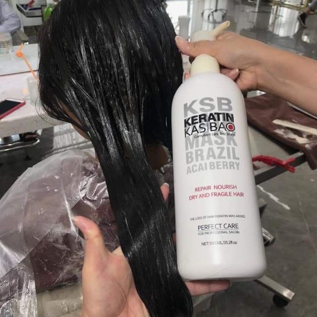 Hấp dầu siêu bóng mượt Keratin Kasibao KSB 1000ml