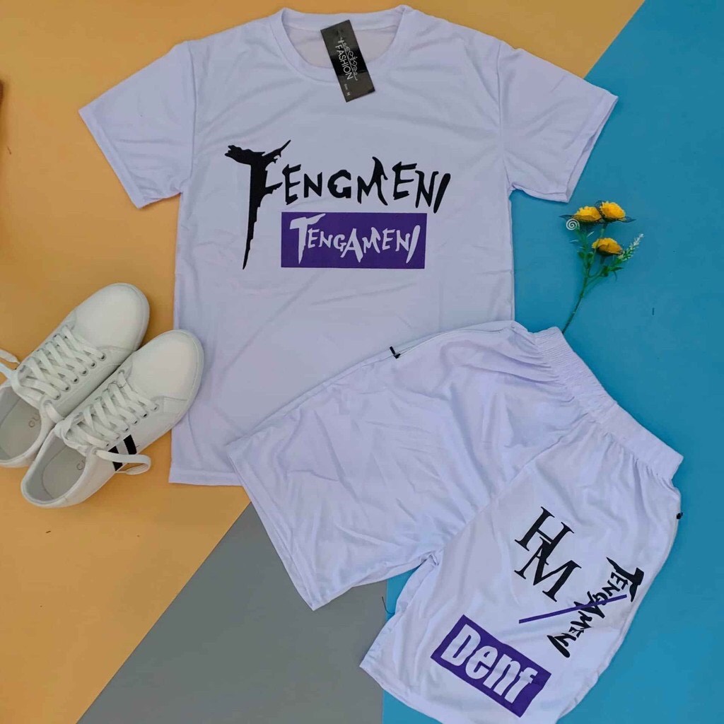 Sét bộ thể thao nam mùa hè đồ bộ thể thao nam tập gym nguyên sét bộ thể thao nam chất thun mịn mát thấm hút mồ hôi