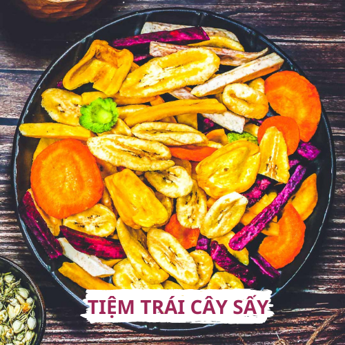 Rau củ hoa quả thập cẩm sấy giòn