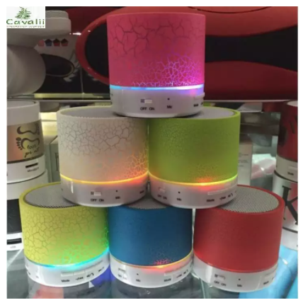 Loa Mini Bluetooth OEM HLD-600 có đèn Led nháy theo nhạc độc đáo thiết kế gọn nhẹ tiện lợi âm thanh hay loa không dây mini loa bluetooth