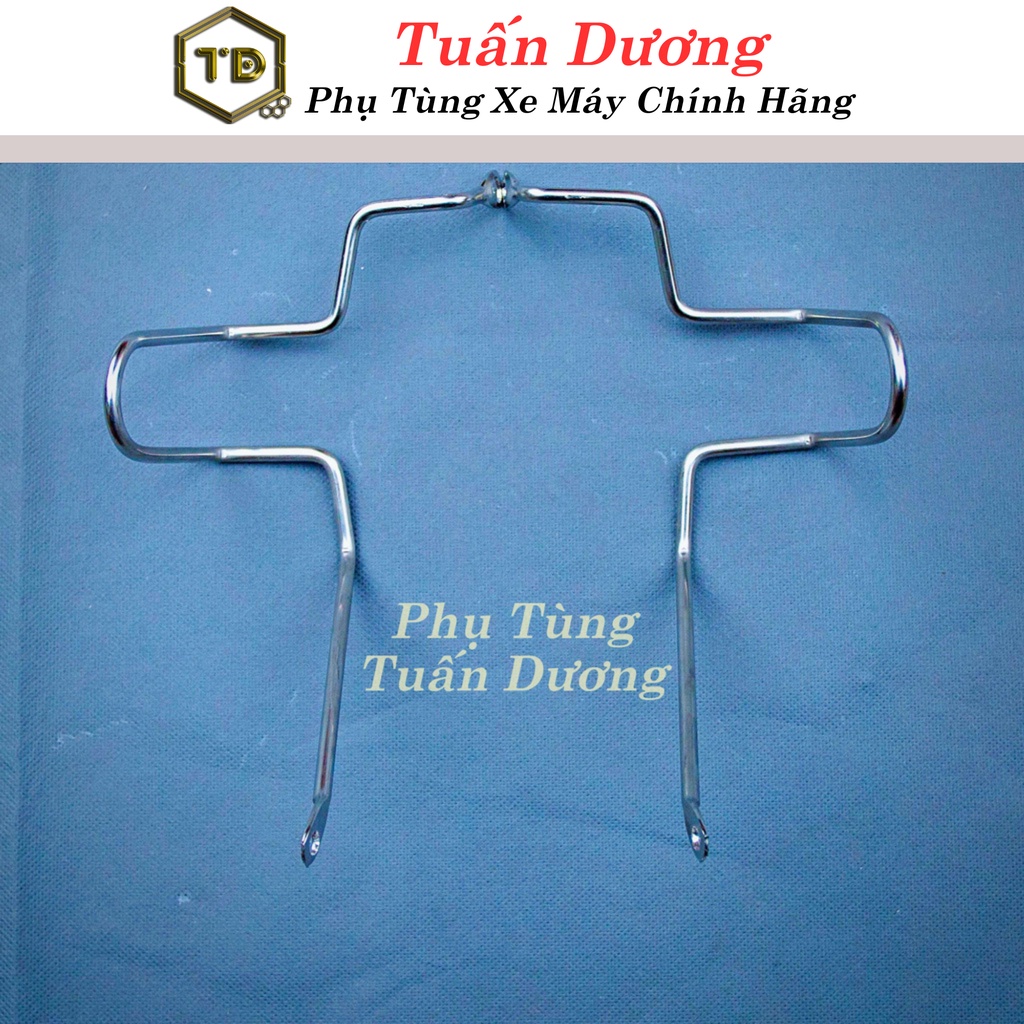 Bảo vệ máy xe dream II - inox bảo vệ bưởng máy ( lốc máy ) xe dream Việt và Dream Thái đều dùng được