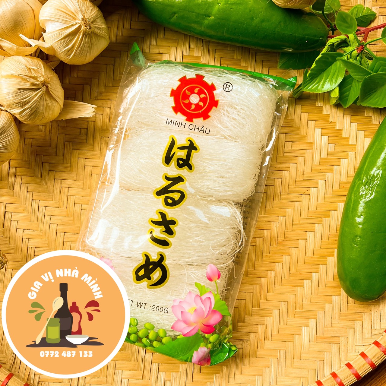 Bún tàu miến tàu hiệu minh châu-220gr