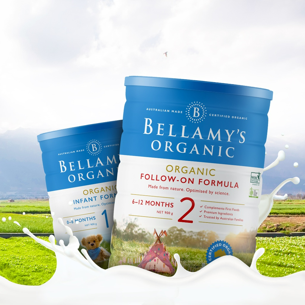 Sữa bột Bellamys Organic số 4 - Junior Milk Drink 900g Sữa