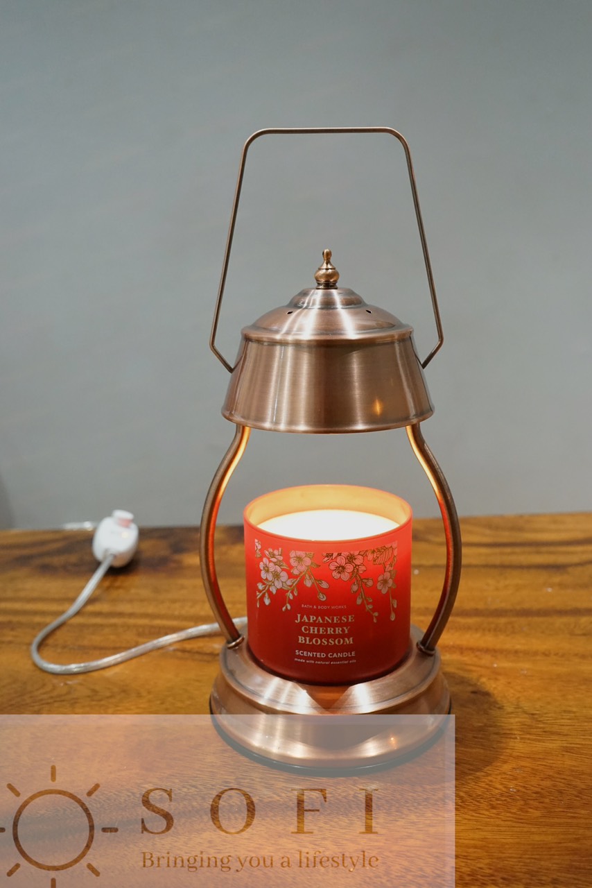 Đèn đốt nến Hợp Kim Mẫu Retro Candle Warmer