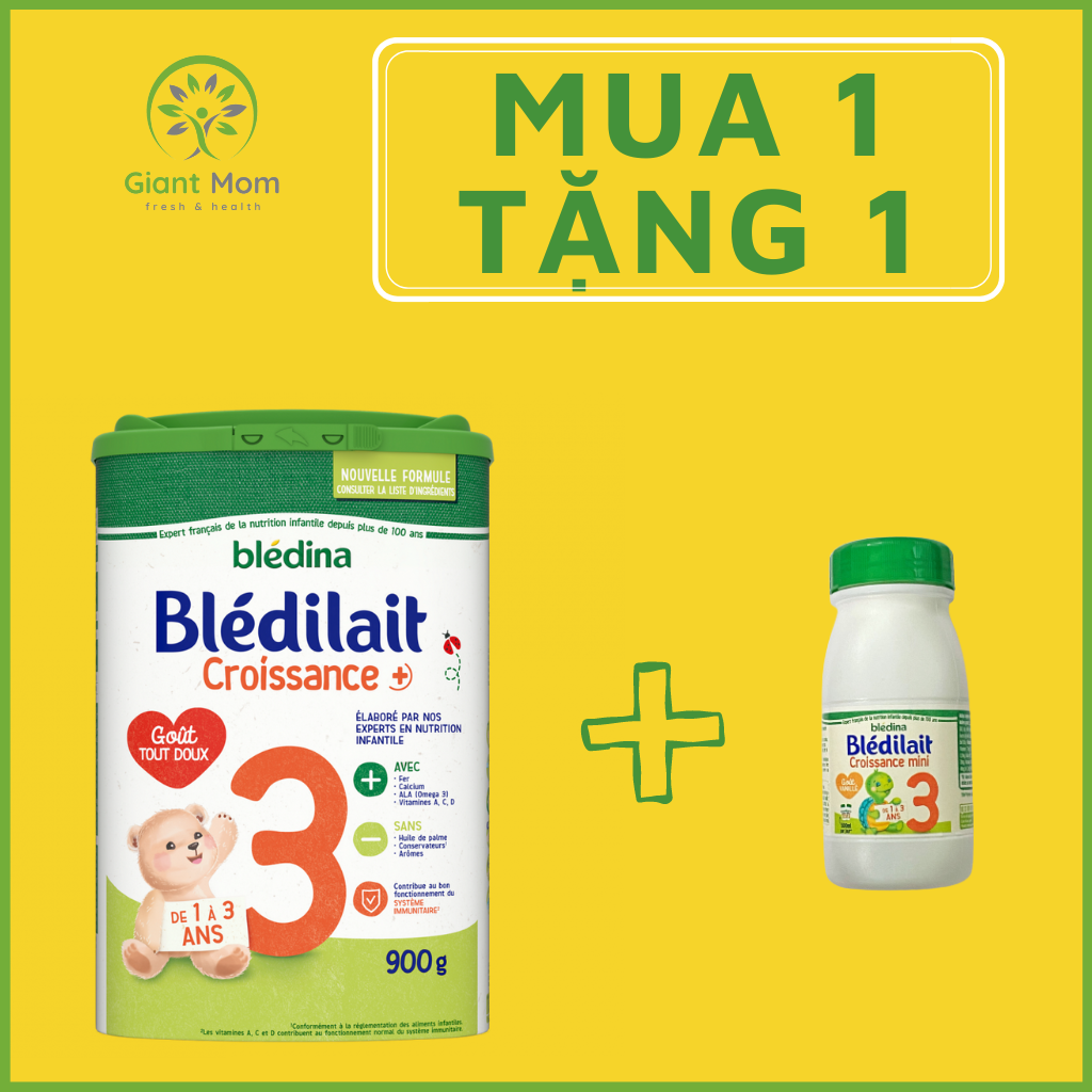 Sữa bledilait pháp giant mom - sữa bột bledina pháp cho bé số 1 2 3 4 hàng chính hãng