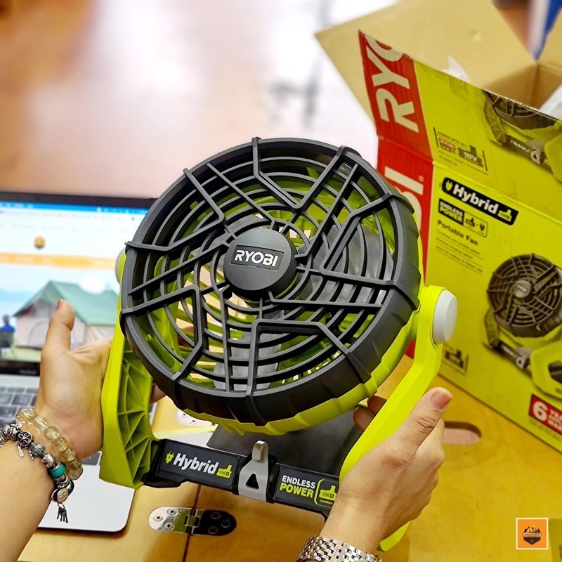 Quạt ryobi 18v