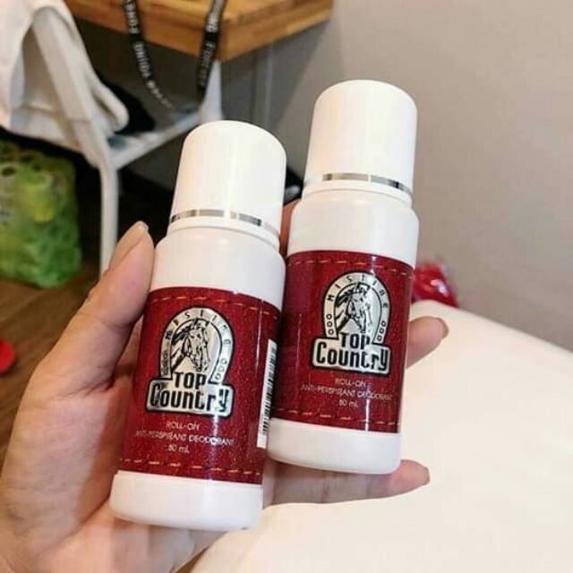 2 Chai Lăn khử mùi Thái Lan (Top Country 60ml)