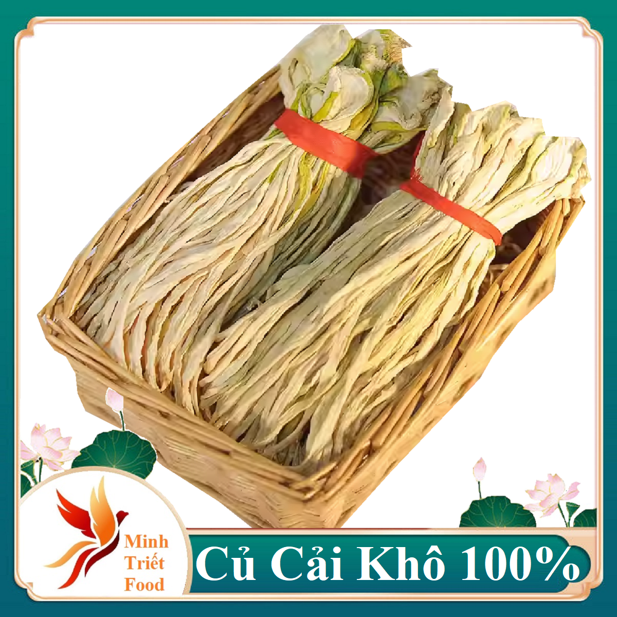 Củ cải khô loại ngon đặc biệt không pha tẩm màu- đặc sản minh triết