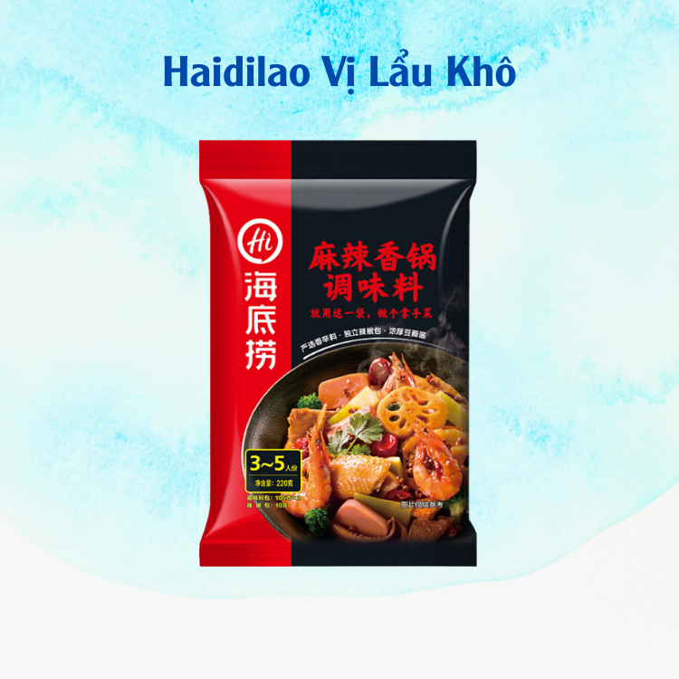 Cốt lẩu khô haidilao - vị tê cay