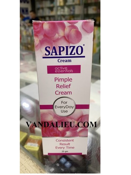 Sapizo cream 25g. kem bôi giúp giảm mụn trứng cá