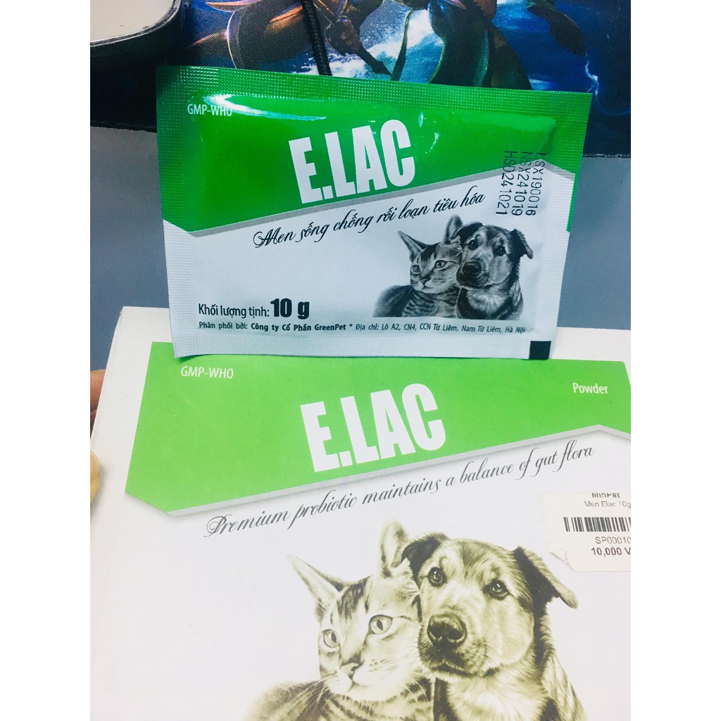 Men Tiêu Hóa Cho Chó Mèo ELAC 10g