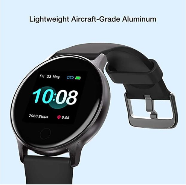 Đồng hồ thông minh UMIDIGI, thiết bị theo dõi thể dục Uwatch 2S, màn hình cảm ứng 1,3 ", chống nước 5ATM,  đo nhịp tim, dành cho cả nam và nữ