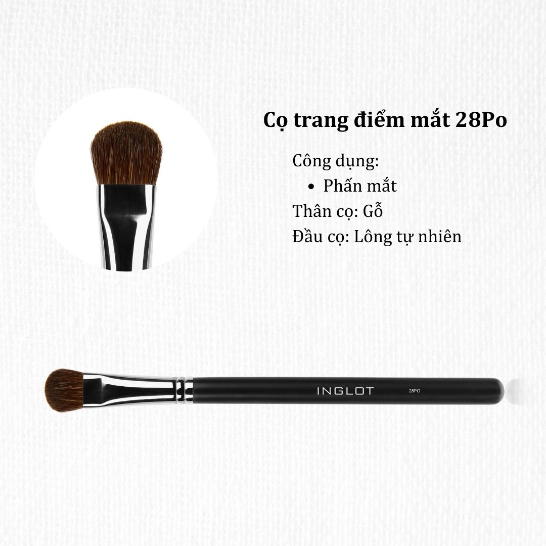 Cọ trang điểm mắt makeup brush 28po inglot