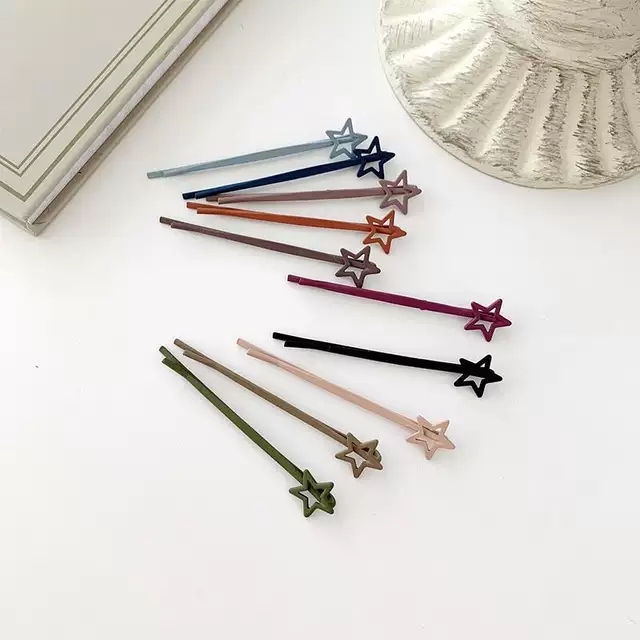 Set 2 kẹp tăm tim hoặc sao nhiều màu