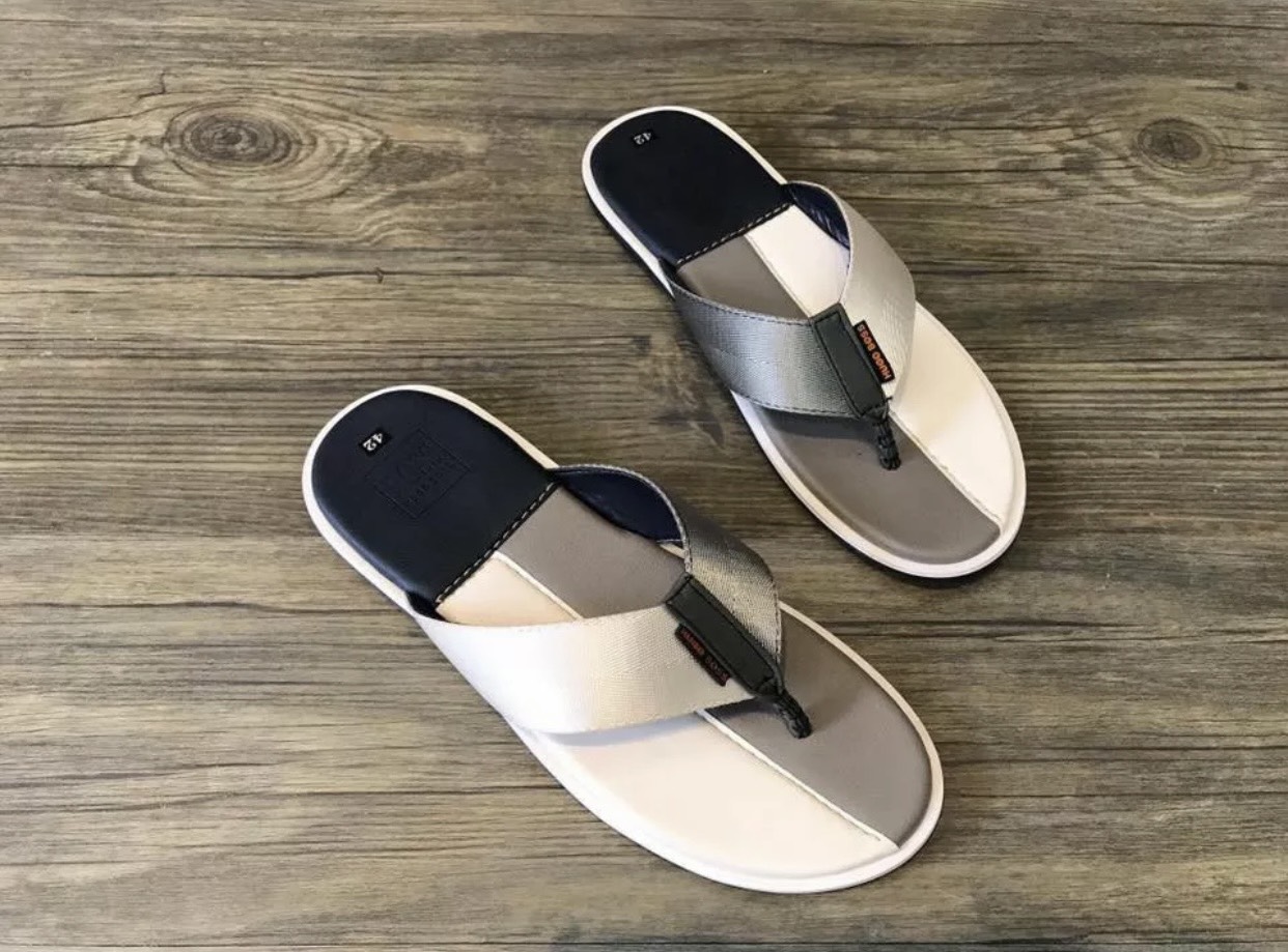 Dép nam xỏ ngón gucci siêu bền bỉ êm chân hot trend thời trang
