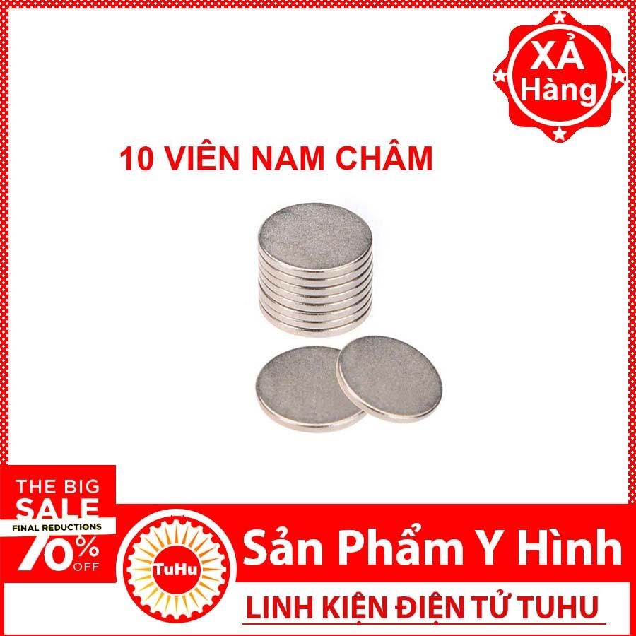 Bộ 10 viên nam châm đất hiếm 5x2mm
