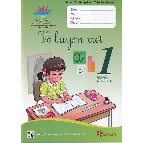 Sách - Vở luyện viết 1 quyển 1