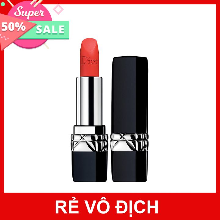 Son Môi Không Chì Đỏ Cam, Đỏ Tươi,Son Môi D.i.o.r- Chất Son Mềm Mượt,  Không Khô Môi, lên màu siêu chuẩn, mang màu cam pha đỏ nổi bật sẽ tôn làn da của Bạn thêm rạng ngời khi lên môi