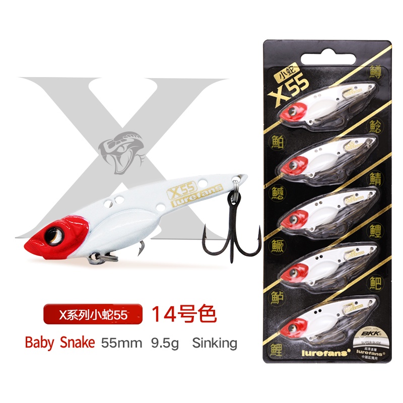 Mồi giả câu cá lóc cá sắt X60, X55 Lurefans, cá sắt câu Lure siêu nhạy