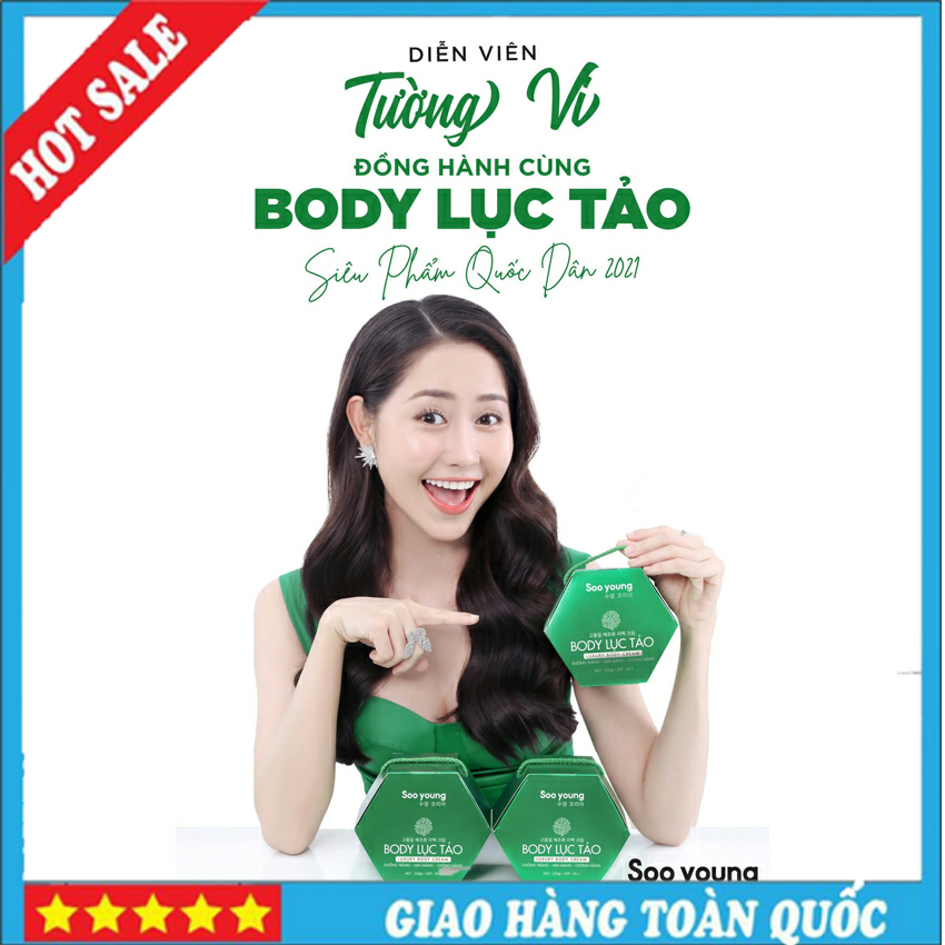 Kem body tảo lục soo young hàn