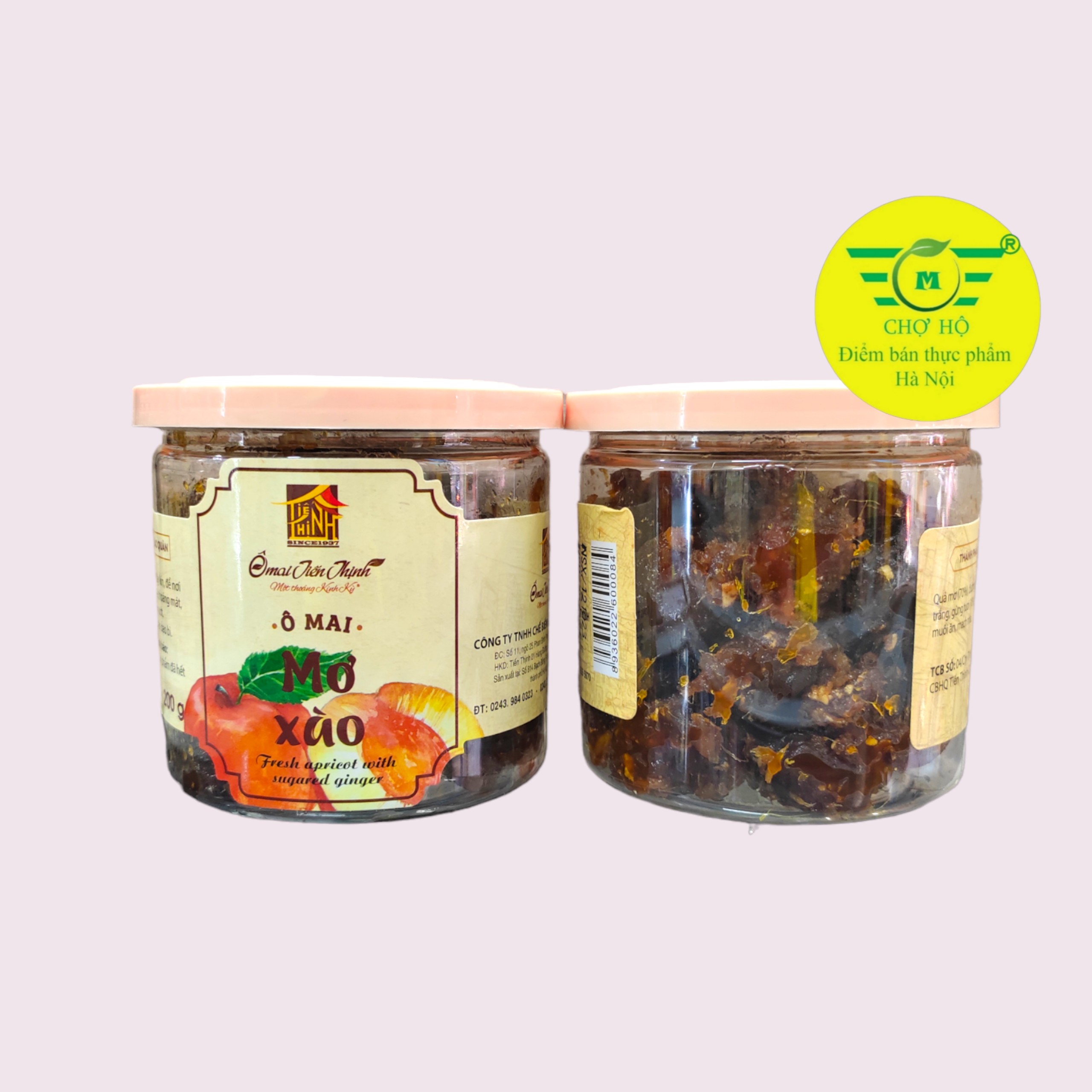 Ô mai Hà Nội - Ô mai mơ xào - 200g - Ô mai Tiến Thịnh