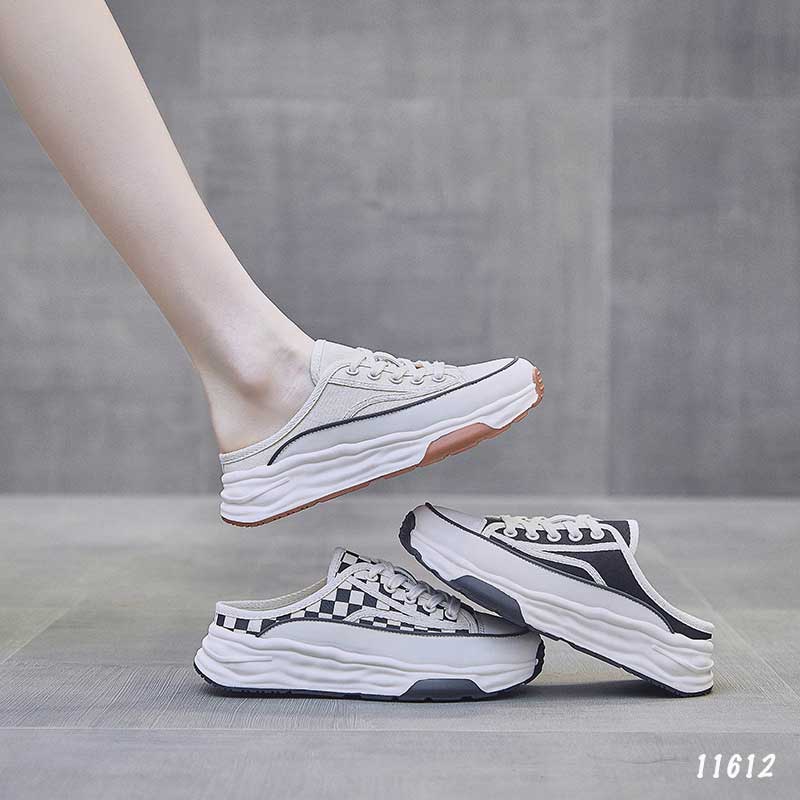 Giày sục giày lười vải canvas nữ 11612