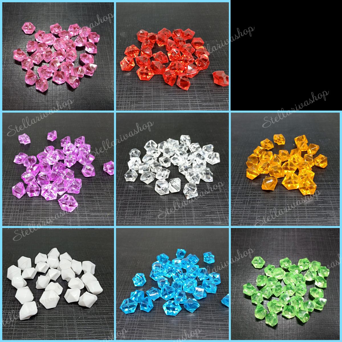 [HCM]Đá nhựa màu (bịch 45 viên) trang trí tiểu cảnh thủy sinh terrarium chậu cây cảnh sen đá xương rồng